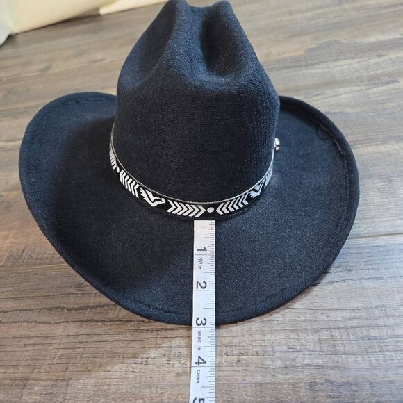 Pigalle cowgirl hat size 6 1/2 black extra small women\'s or youth